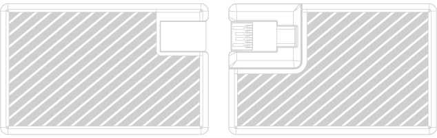 USB卡片手指 網版印刷