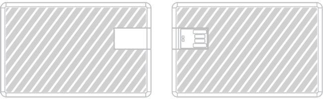 USB卡片手指 網版印刷