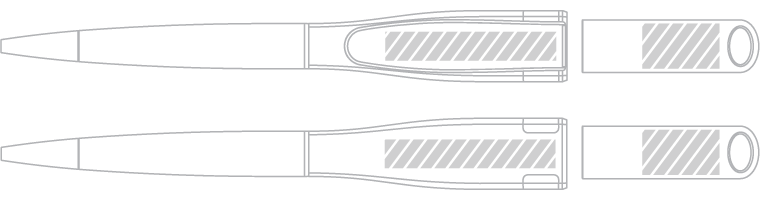 USB 筆型手指 網版印刷