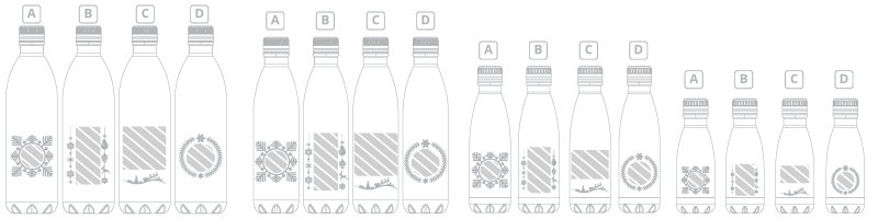 水瓶 網版印刷